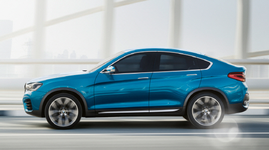 BMW X4 콘셉트카, 날렵해진 스포츠 액티비 쿠페                                                                                                                                                      