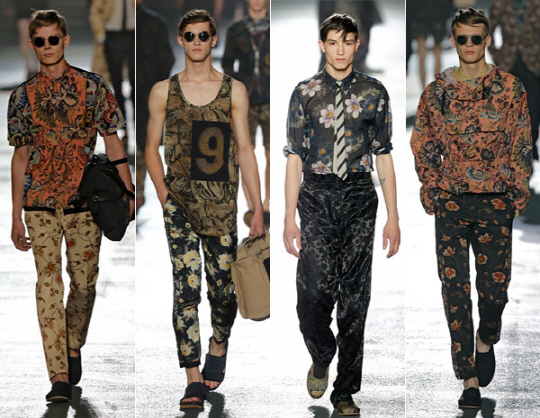 男 패션, 이보다 더 화려할 순 없다                                                                                                                                                                 