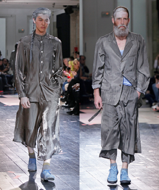 요지 야마모토, 헐렁한 고무줄 패션                                                                                                                                                                 