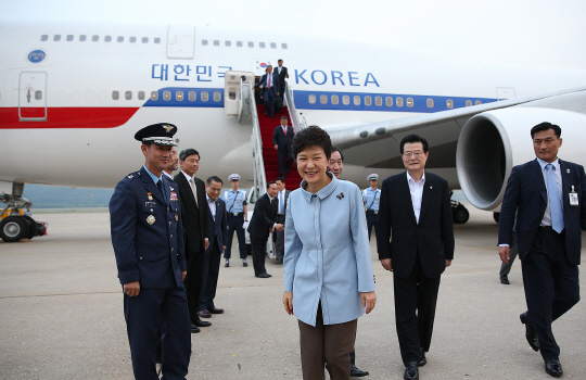  귀국한 박근혜 대통령                                                                                                                                                                             