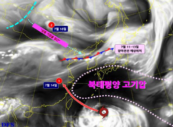 주말 서울·경기 중부지역 장대비 온다