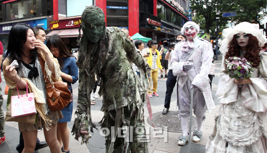 [포토]도심에서 즐기는 할로윈 축제