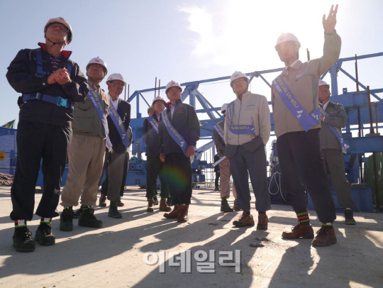 SK건설, 협력업체 대표들과 ‘현장 안전점검’ 실시