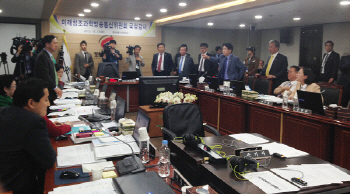 막말에 고성..증인 불출석 'TV조선' 두고 파행