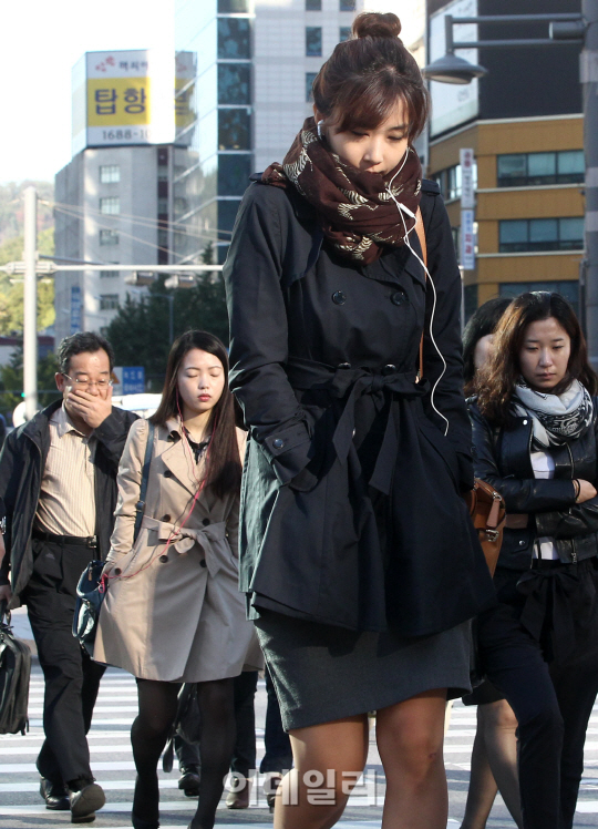 '살글살금 찾아온 추위'                                                                                                                                                                  