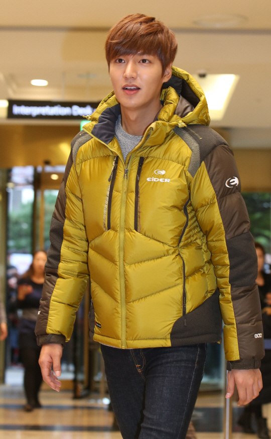  이민호, 패딩으로 패션 완성                                                                                                                                                                       