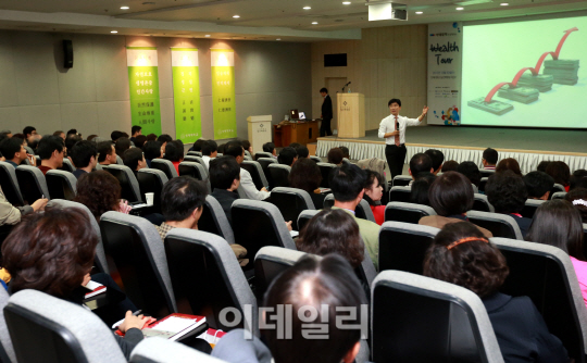 [포토]김종철 대표 '2013년 4분기 투자전략은?'