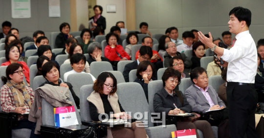 [포토]김종철 대표 '2013년 4분기 투자전략은?'