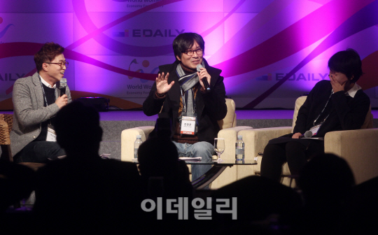 [포토]박성광-장항준-서수민 '유쾌한 토크쇼'