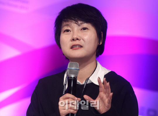 [포토]'세계여성포럼 2013' 참석한 서수민 PD