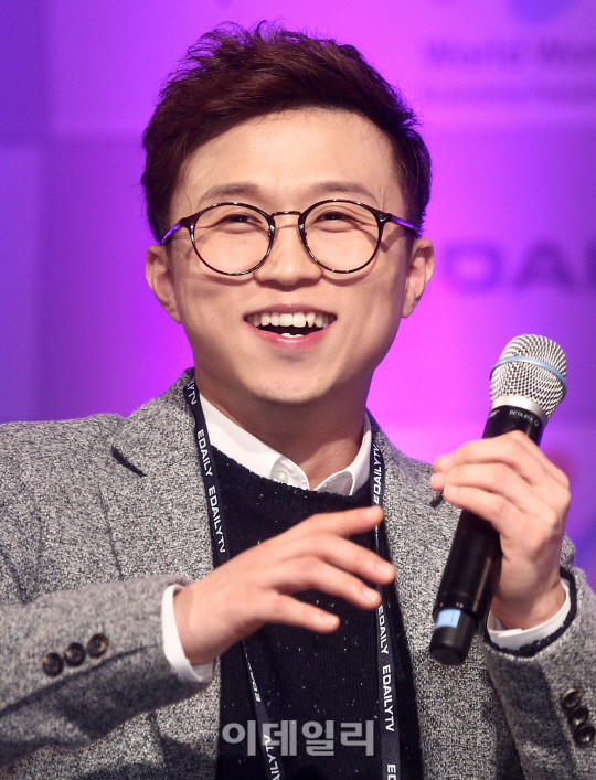 [포토]'세계여성포럼 2013' 참석한 박성광