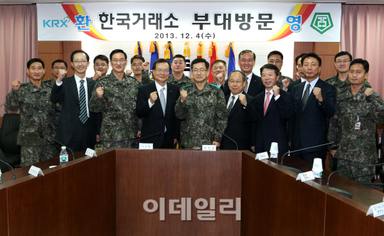 [포토]한국거래소, 국군장병 위문방문
