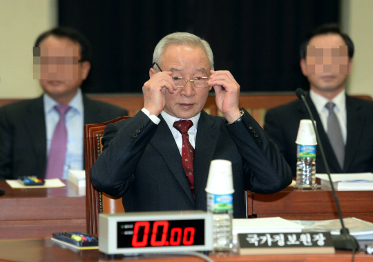 남재준, 국정원 특위에 불만‥"합의대로면 아무것도 못해"