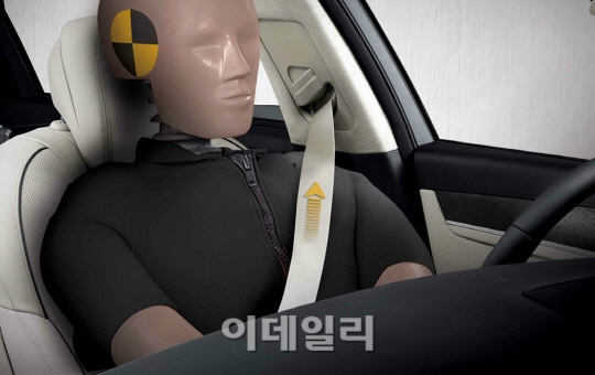 충돌직전 운전자에게 '경고'‥모비스, 차세대 안전띠 상용화