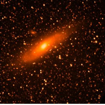 과학기술위성 3호가 촬영한 '안드로메다 은하' 모습