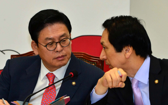 親朴 정우택, 黨 비주류 겨냥 “정제된 발언해야”