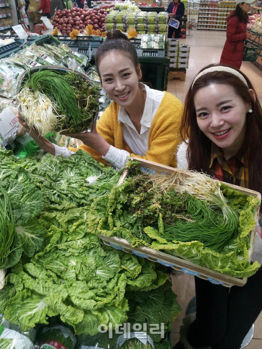 [포토]롯데마트 "향극한 봄나물 저렴하게 드세요"