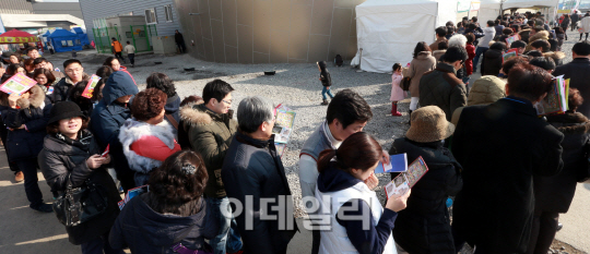 [포토]현대엠코 센트로엘 모델하우스 현장