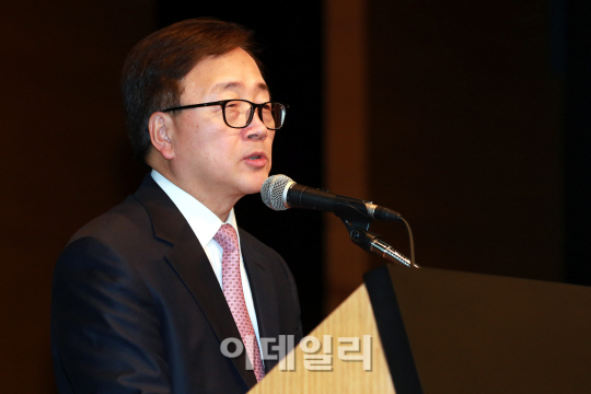 [포토]환영사하는 이동근 대한상의 상근부회장