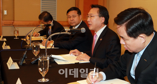 방하남 “재계, 정년연장·근로시간 단축 협력해달라”