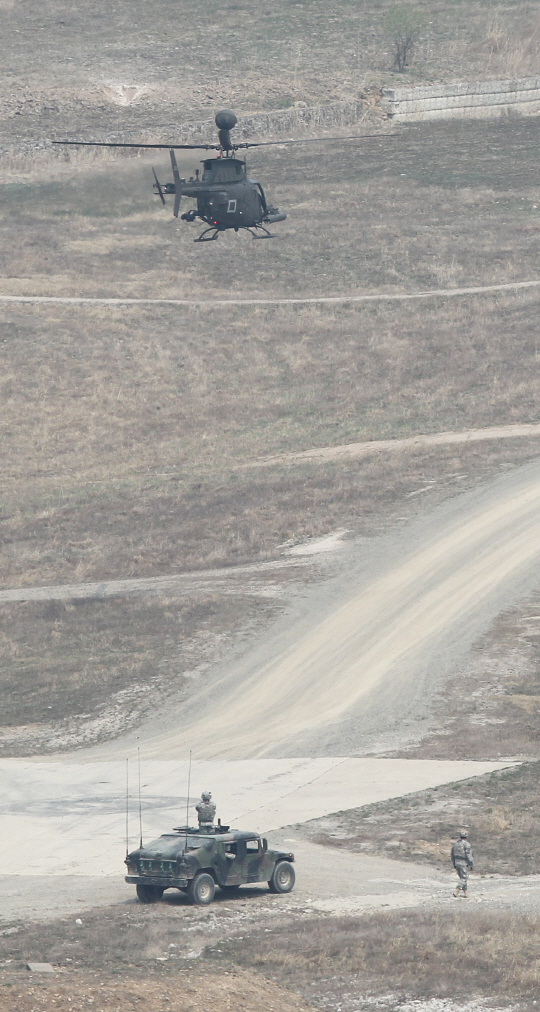  한미연합훈련의 카이오와                                                                                                                                                                          