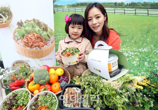 [포토]본도시락, 향긋한 봄나물 넣은 봄 신메뉴 맛보세요