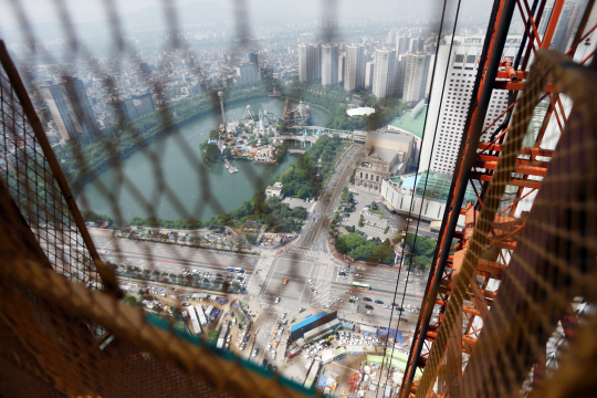  박원순 서울시장, 제2롯데월드 안전점검                                                                                                                                                            