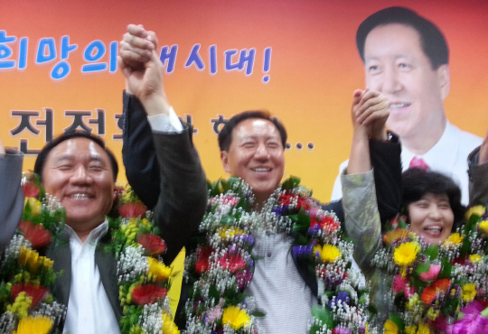 [포토] 전정환 정선군수 당선자