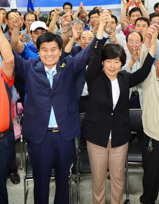 [포토] 이춘희, 세종시장 당선