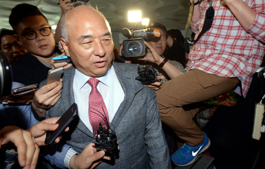  문창극 후보자 험난한 출근길                                                                                                                                                                      