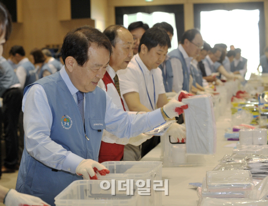 포스코건설, 재난재해 대비 긴급구호 키트 제작