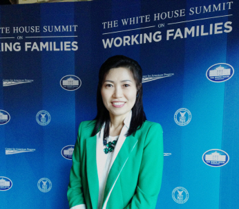 한경희 대표, 일하는 가족 위한 백악관 회담 참석