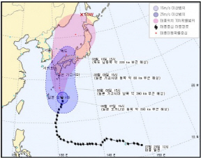 11호 태풍 할롱 경로 '제2의 나비' 가능성 대두, 日 초긴장