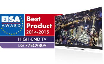 LG 올레드TV, 3년 연속 EISA어워드 수상