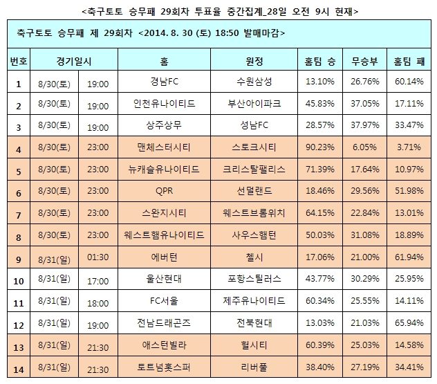 축구팬 64% “스완지시티, 브롬위치에 승리 예상”