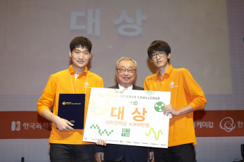 한화그룹 주최 과학경진 대회서 서울과학고팀 대상 수상