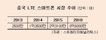 삼성전자, '쌍끌이 전략'으로 中 LTE 시장 공략                                                                                                                                                  