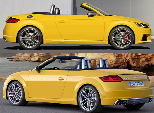 아우디 뉴'TTS 로드스터', 매끈한 옆라인                                                                                                                                                  