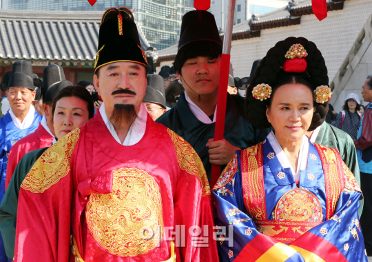 [포토]조선왕실의 어가행렬 재연