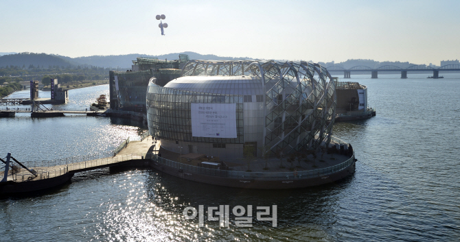 [포토]한강 '세빛섬' 전면 개장… 세계 최대규모 인공섬