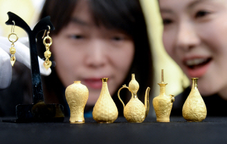 CJ오쇼핑, 순금으로 만든 문화재 모형 판매