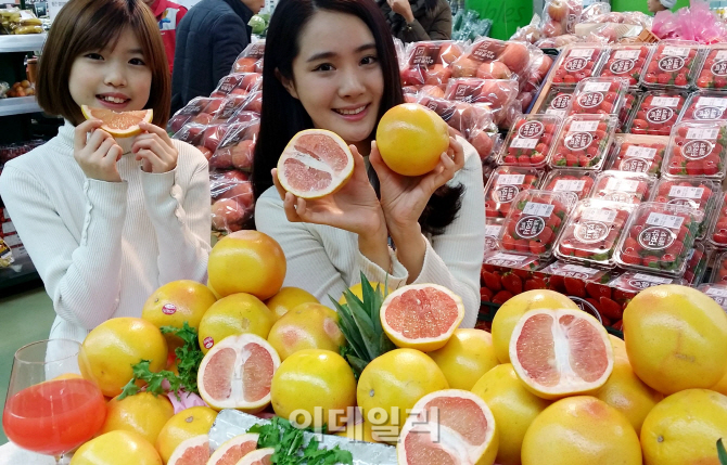 [포토]롯데마트  플로리다산 햇 자몽 출시-6