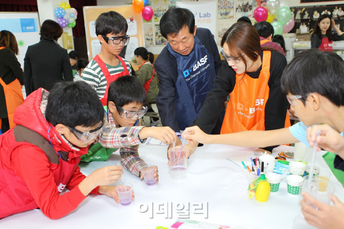 한국바스프, 울산 초등학생 대상 화학 실험교실 개최