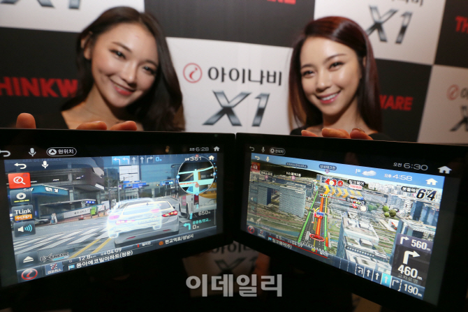 [포토]팅크웨어, 국내 최초 증강현실 내비게이션 '아이나비 X1' 출시