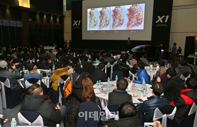 [포토]팅크웨어, 아이나비 X1 신제품 발표회
