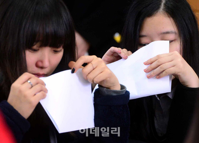 “한 학교 수학B 만점 70명”…수험생들 입시전략 고심