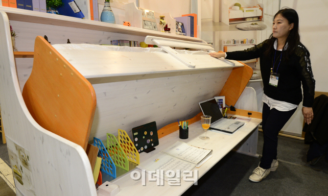 [포토]책상과 침대를 한번에 '2014 아이방 꾸미기 전시회'