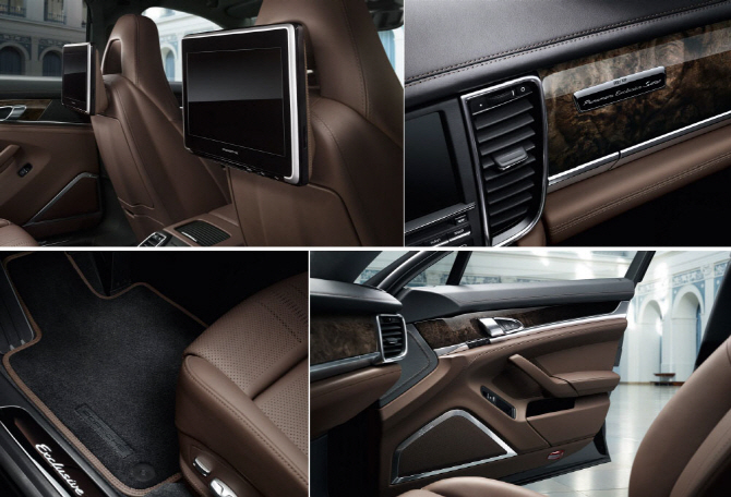 포르쉐 파나메라 익스클루시브, 세부 인테리어                                                                                                                                                       