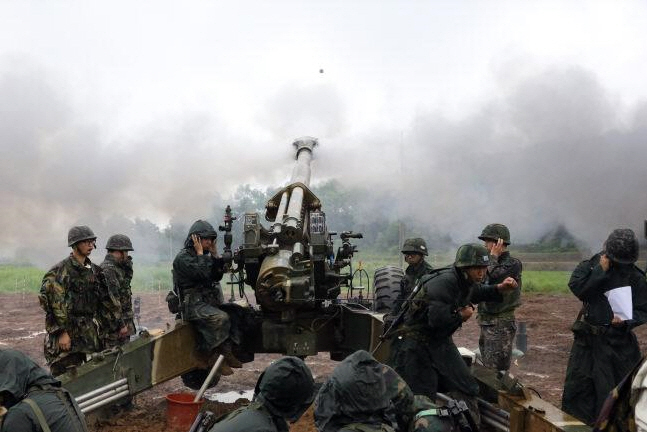 불뿜는 KH-179 견인포, 증가된 사거리와 강력해진 파괴력                                                                                                                                                   