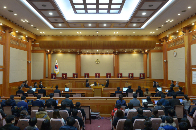 [포토] 헌법재판소 통합진보당 해산 결정